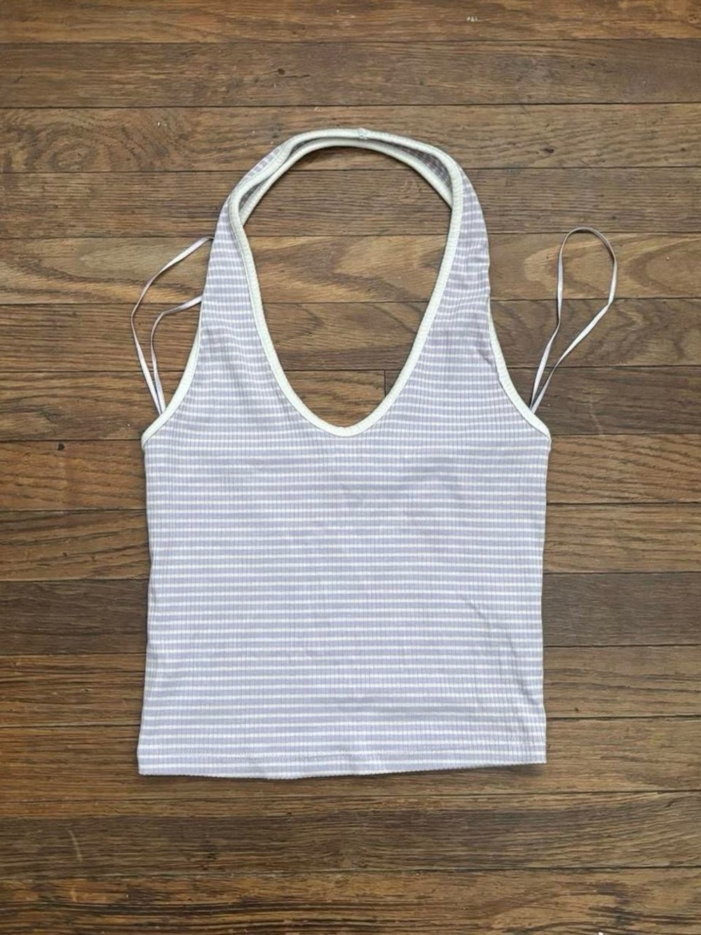 bdg striped halter top